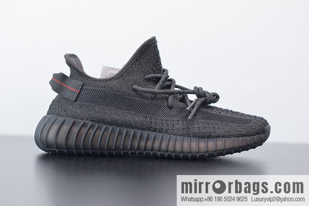Yeezy Boost 350V2 black gypsy coconut sports running shoes, official item number: FU9007