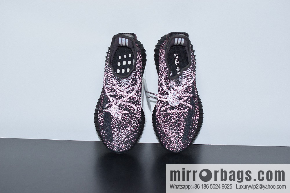 Yeezy Boost 350V2 black gypsy coconut sports running shoes, official item number: FU9007