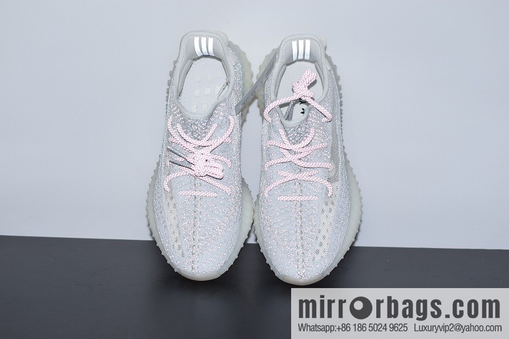 Yeezy Boost 350V2 white gypsy STATIC coconut sports running shoes, official item number: EF2367