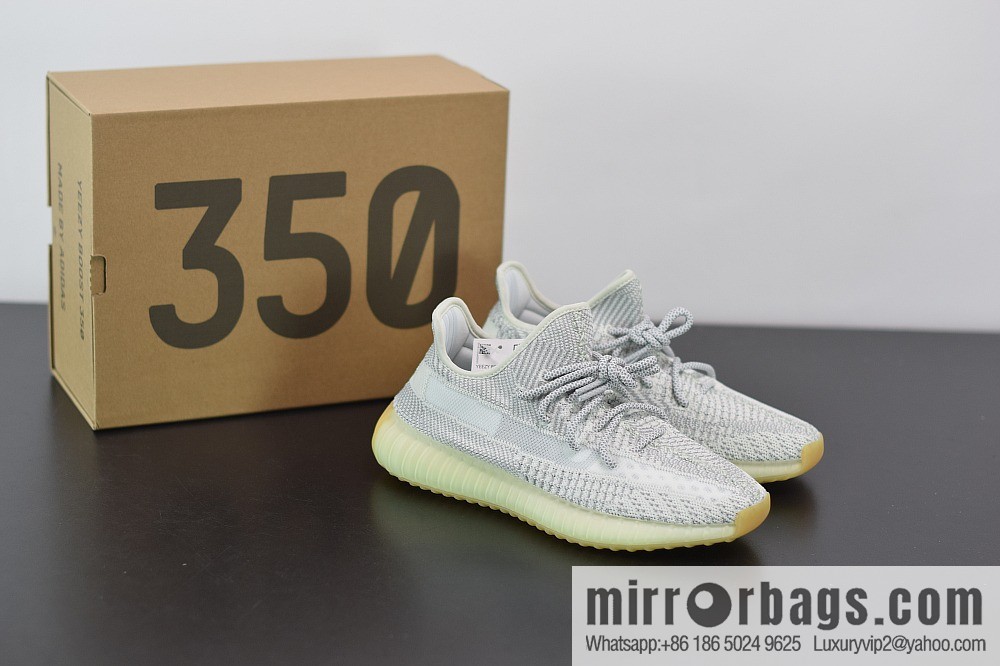 Adidas Yeezy Boost 350V2 Gray Angel Coconut Sports Shoe, item number FX4348