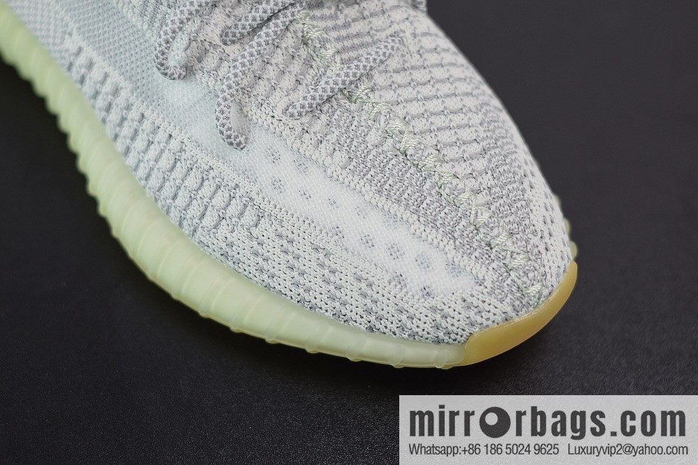 Adidas Yeezy Boost 350V2 Gray Angel Coconut Sports Shoe, item number FX4348