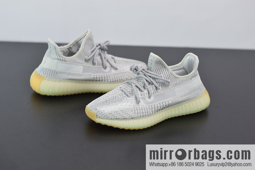 Adidas Yeezy Boost 350V2 Gray Angel Coconut Sports Shoe, item number FX4348