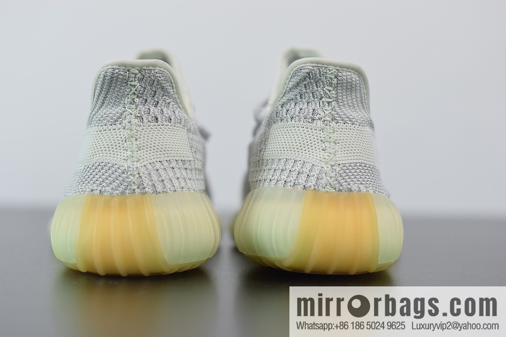 Adidas Yeezy Boost 350V2 Gray Angel Coconut Sports Shoe, item number FX4348