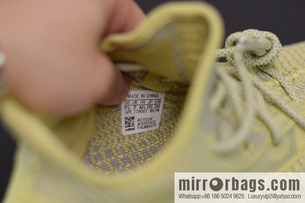 Yeezy Boost 350V2 dirty yellow angel coconut sports shoes, item number FV3250
