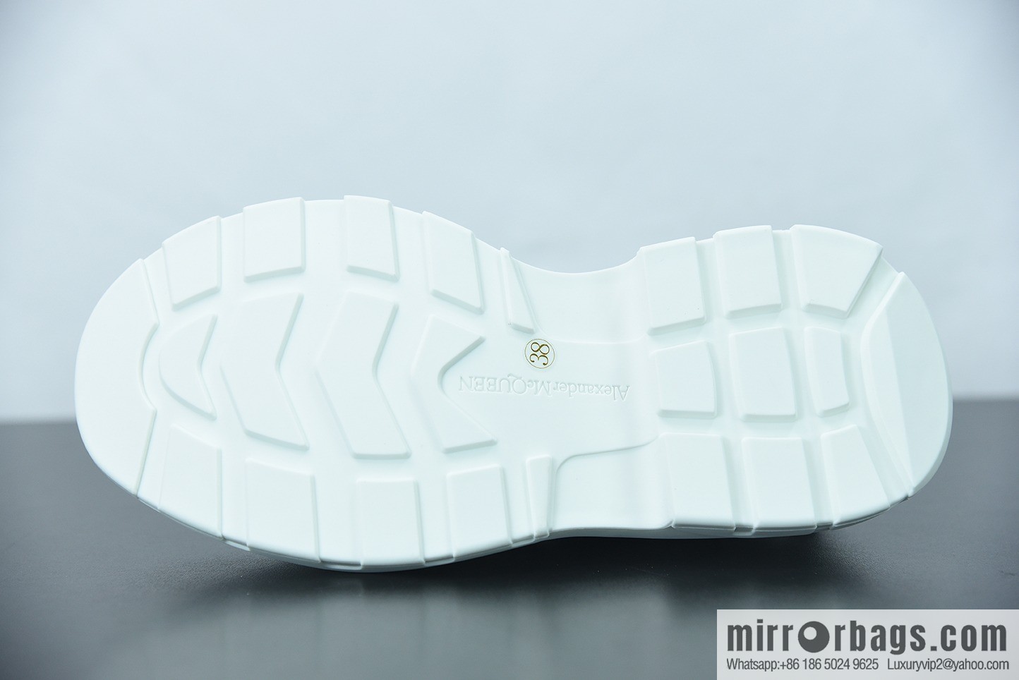 Alexander McQueen/Alexander McQueen muffin shoes platform heightening canvas shoes Y07H5