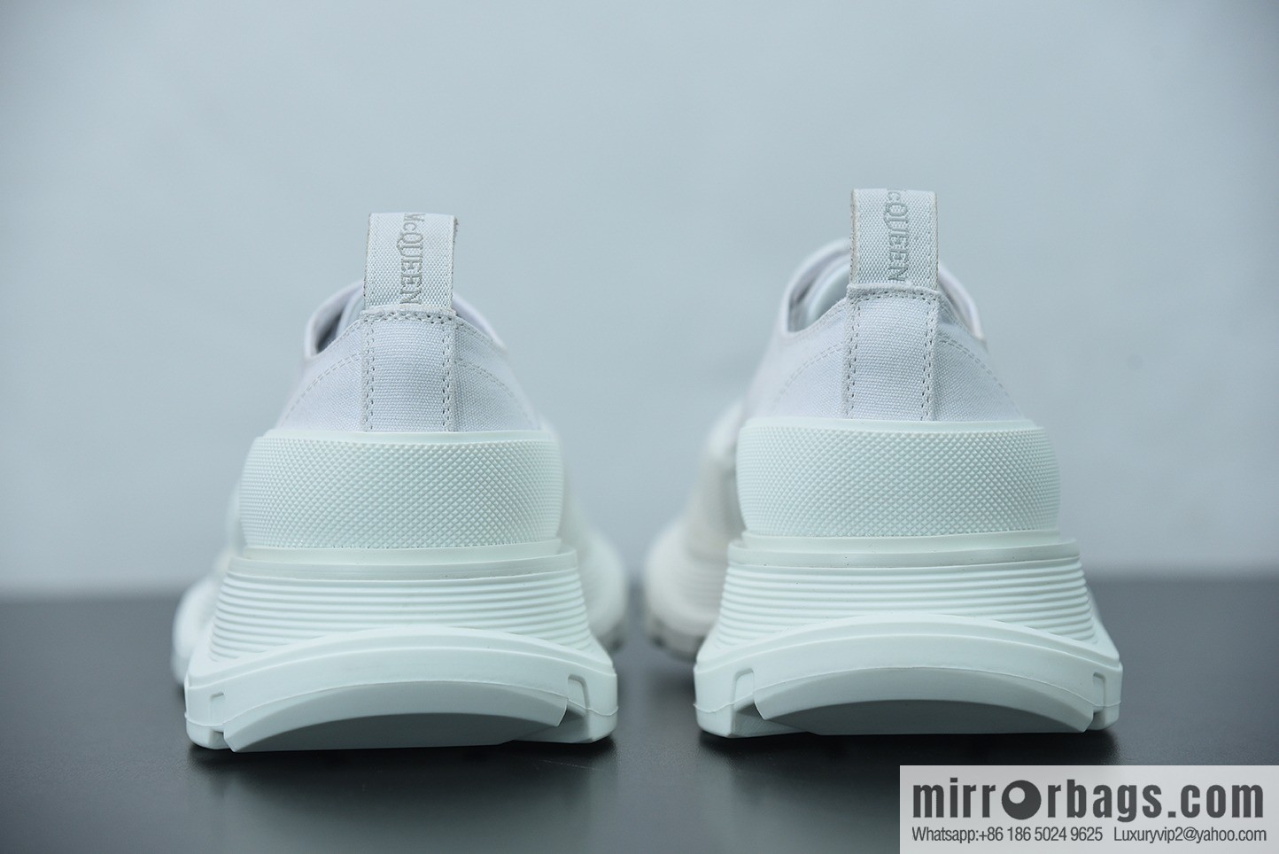 Alexander McQueen/Alexander McQueen muffin shoes platform heightening canvas shoes Y07H5