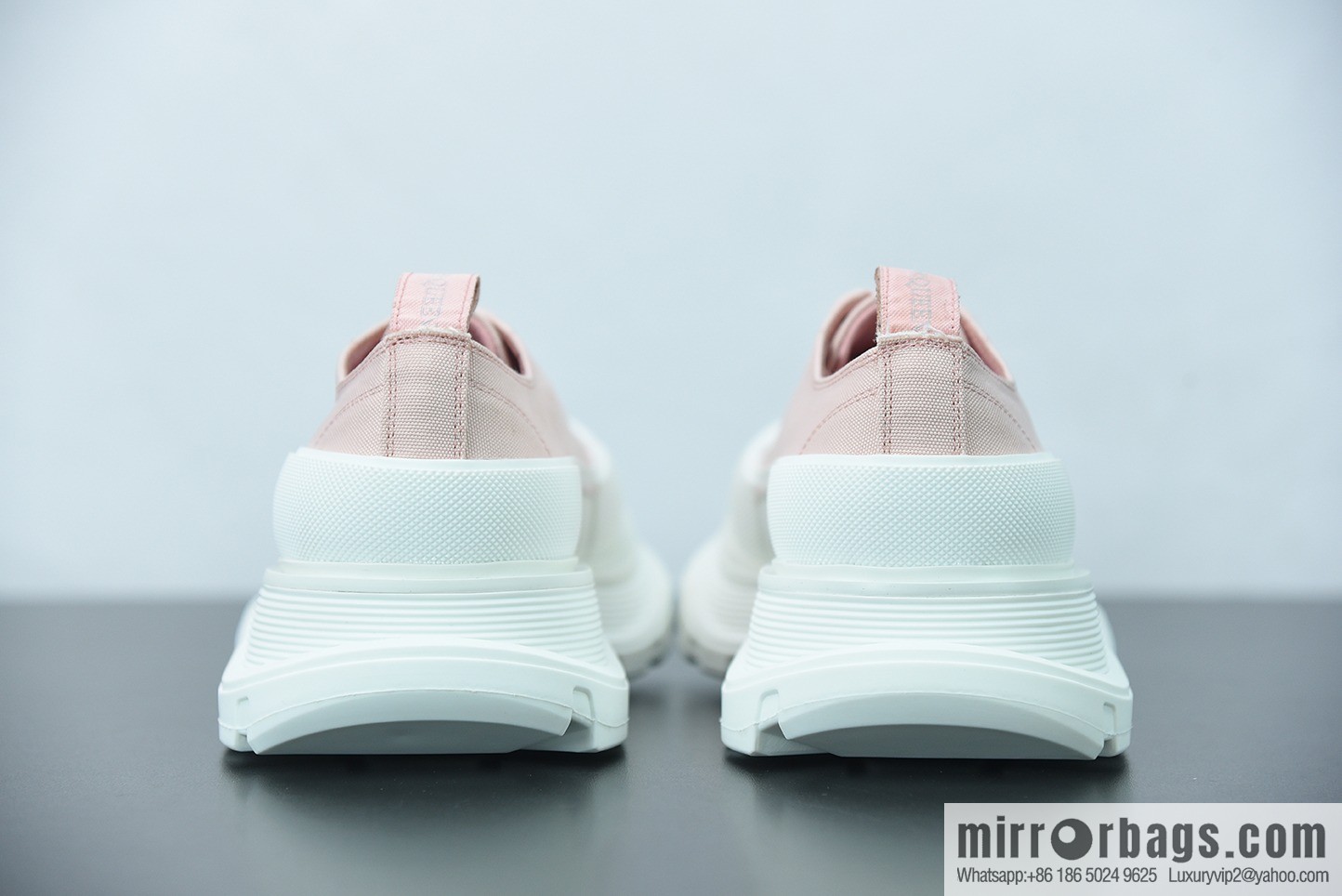 Alexander McQueen/Alexander McQueen muffin shoes platform heightening canvas shoes Y07H5