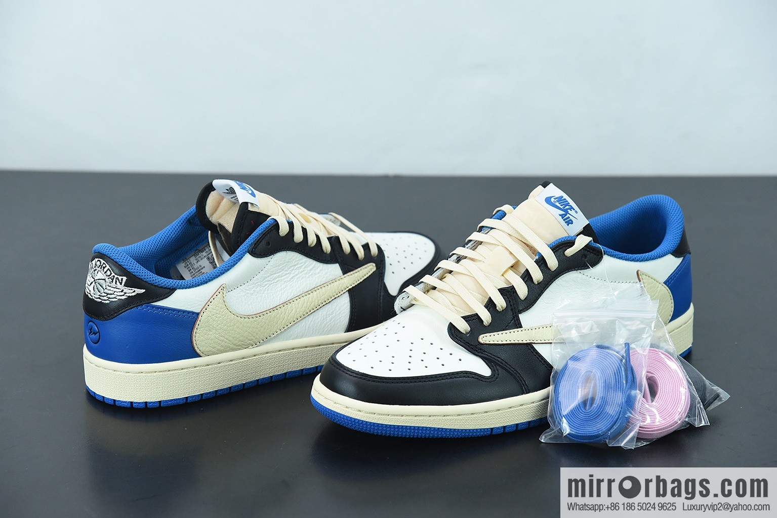 T02C6 pure original Air Jordan 1 AJ1 Low Jordan 1st generation AJ1 low top, barb, basketball shoes/Hiroshi Fujiwara, barb, item number: DM7866 140