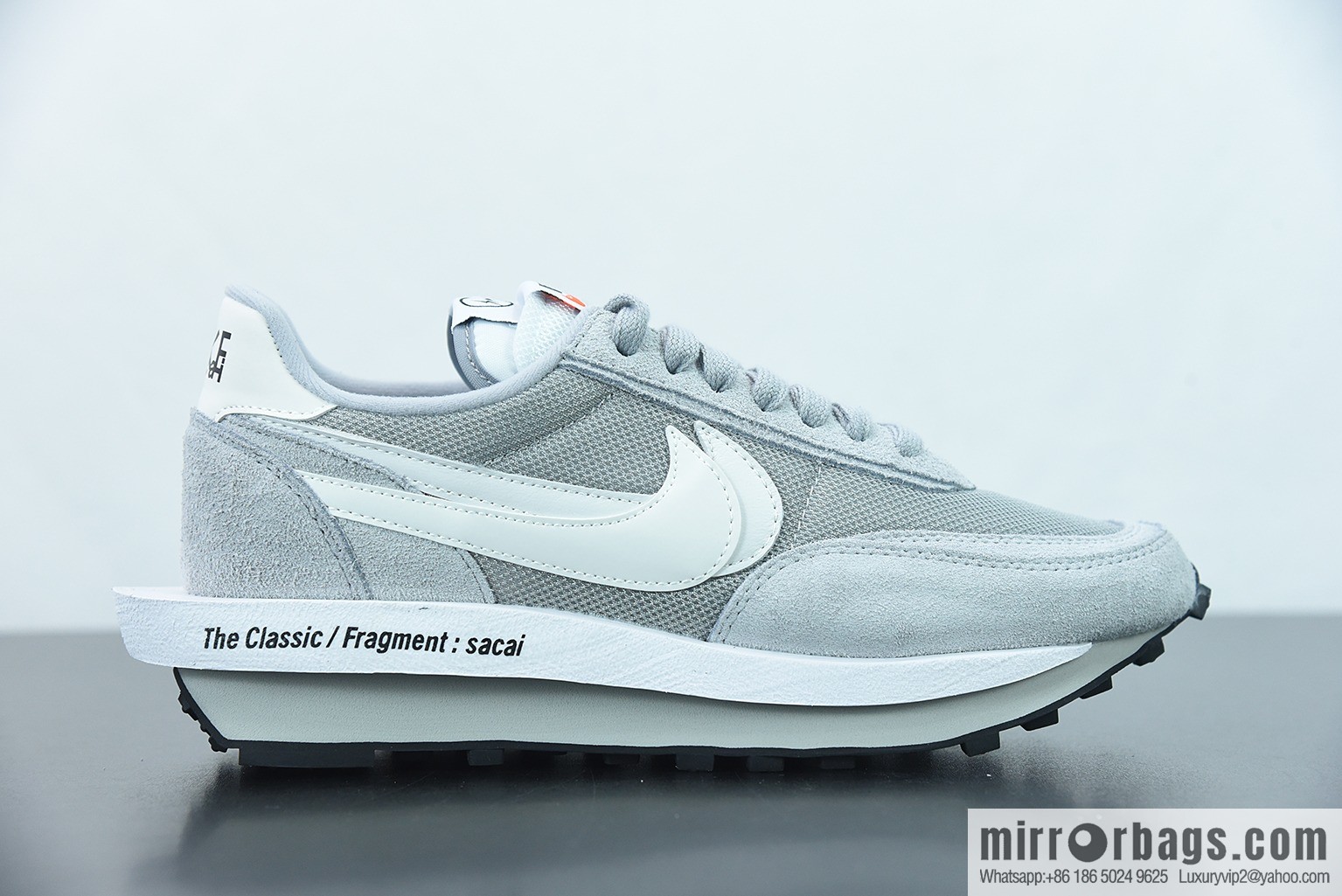 T00C5 Fragment Design x Sacai x LDWaffle catwalk casual sneakers Part Number: DH2684-001