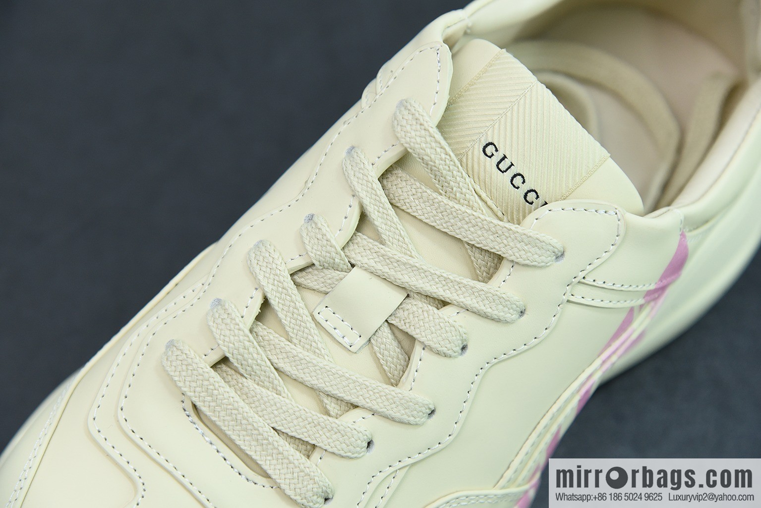 Gucci Gucci Rhyton Vintage leather (fabric) horny Vintage dad casual sports jogging shoes