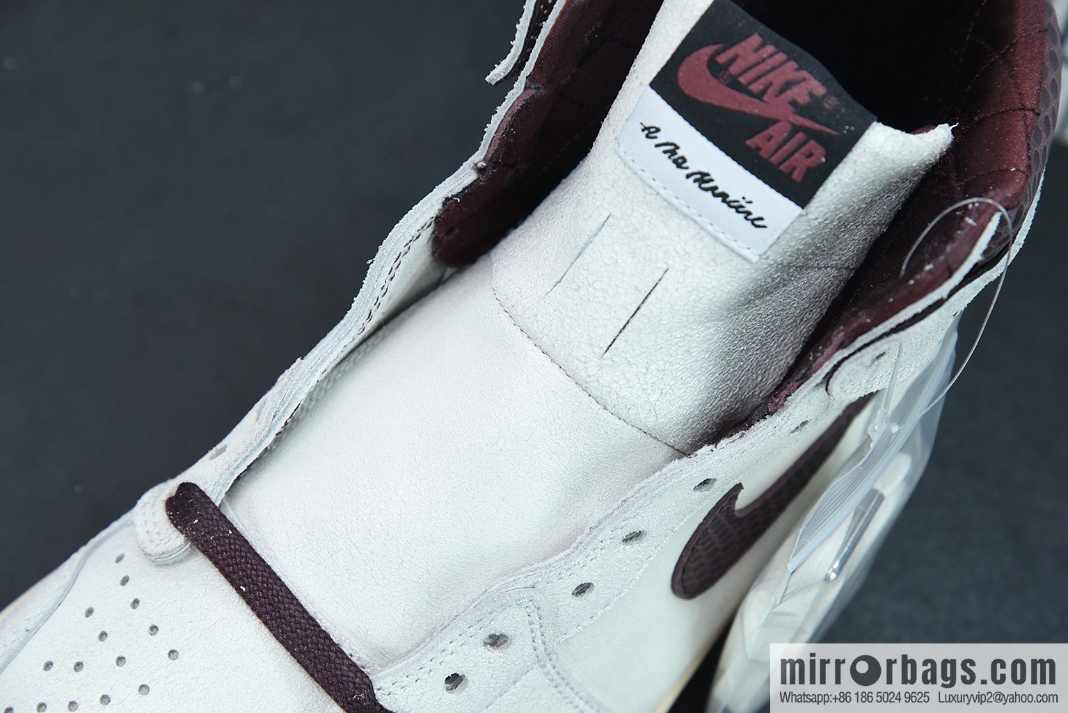 A Ma Maniére x Air Jordan 1 AJ1 Joe 1 gray-brown snake pattern, burst pattern, joint high-top man item number; DO7097-100