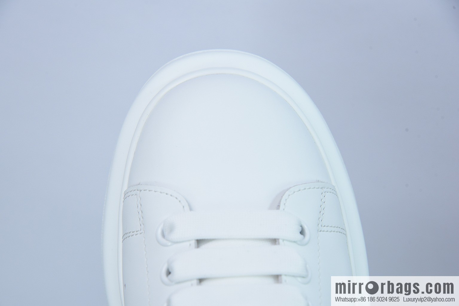 Alexander McQueen/Alexander McQueen, black leather tail muffin shoes, thick sole heightening white shoes 0Y3H6