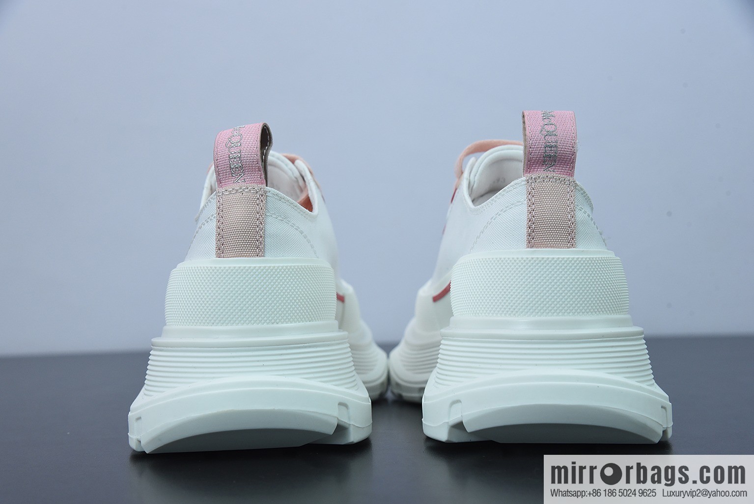 Alexander McQueen/Alexander McQueen muffin shoes platform heightening canvas shoes Y07H5