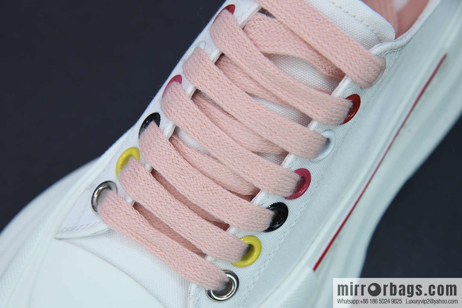 Alexander McQueen/Alexander McQueen muffin shoes platform heightening canvas shoes Y07H5