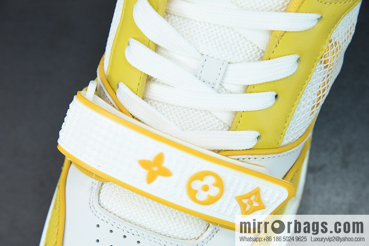 LV/Louis Vuitton 2022S limited, official latest color scheme Men's Trainer sneakers