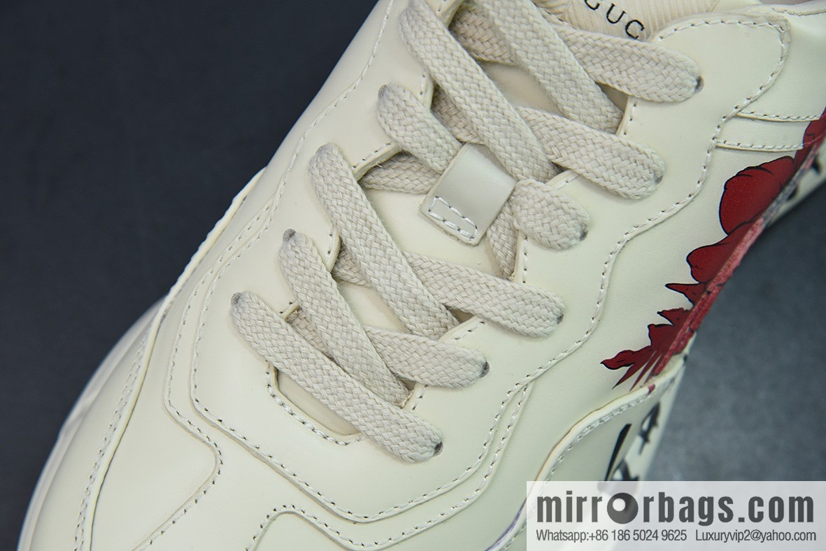 G05H6 Gucci Rhyton Vintage Trainer Sneaker Gucci Daddy Shoes