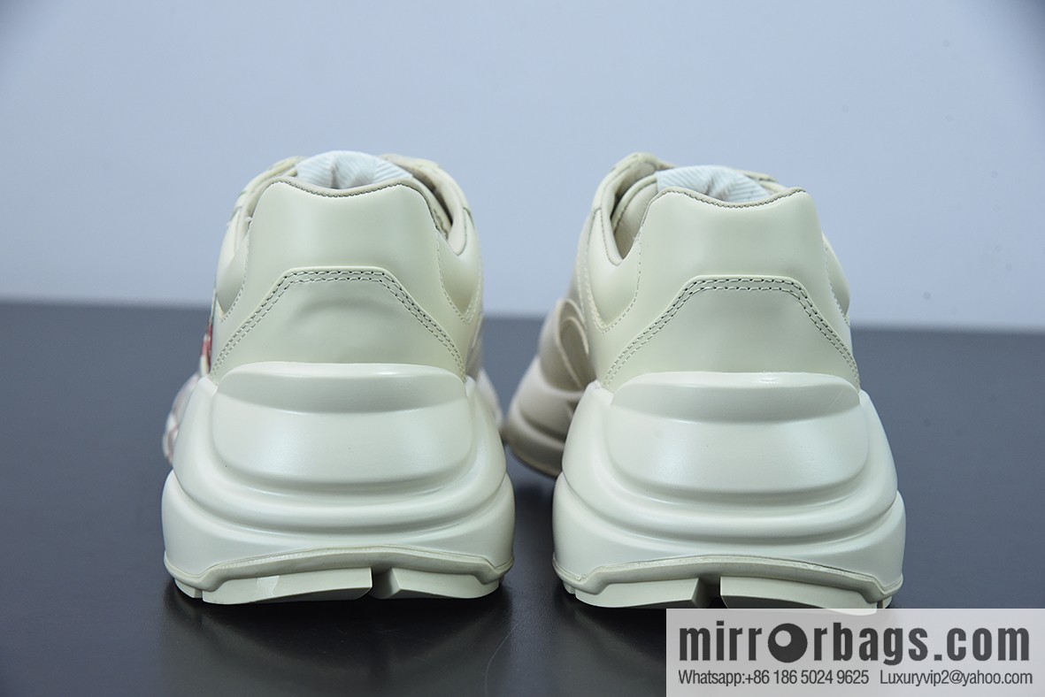G05H6 Gucci Rhyton Vintage Trainer Sneaker Gucci Daddy Shoes