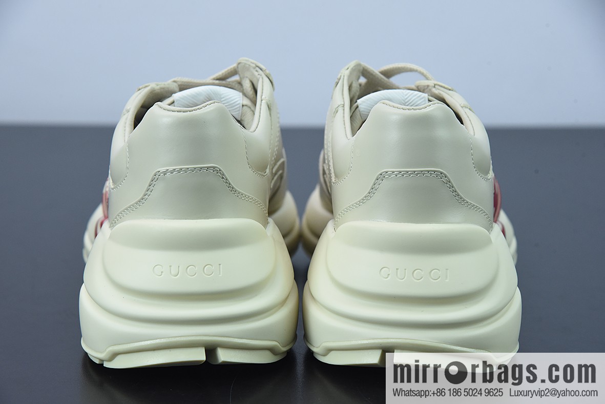 G05H6 Gucci Rhyton Vintage Trainer Sneaker Gucci Daddy Shoes