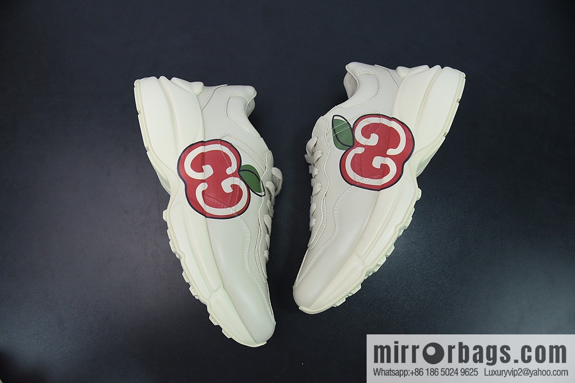 G05H6 Gucci Rhyton Vintage Trainer Sneaker Gucci Daddy Shoes