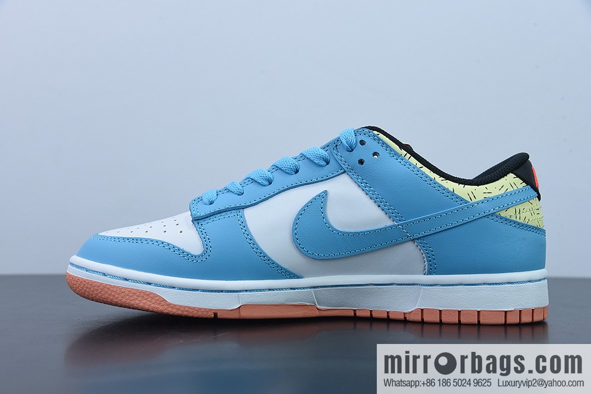 H03K5 pure original Kyrie Irving x NK Dunk Low Kyrie Irving white and blue low-top casual sports skateboard shoes, item number: DN4179-400