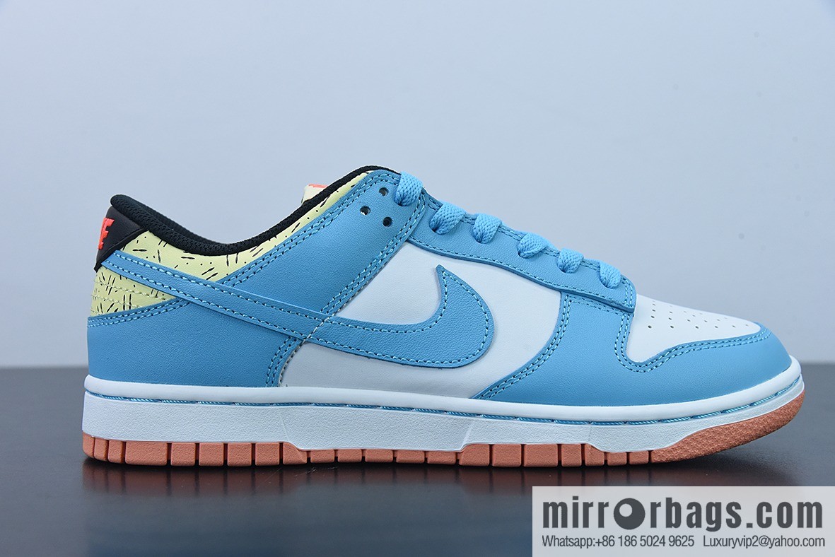 H03K5 pure original Kyrie Irving x NK Dunk Low Kyrie Irving white and blue low-top casual sports skateboard shoes, item number: DN4179-400