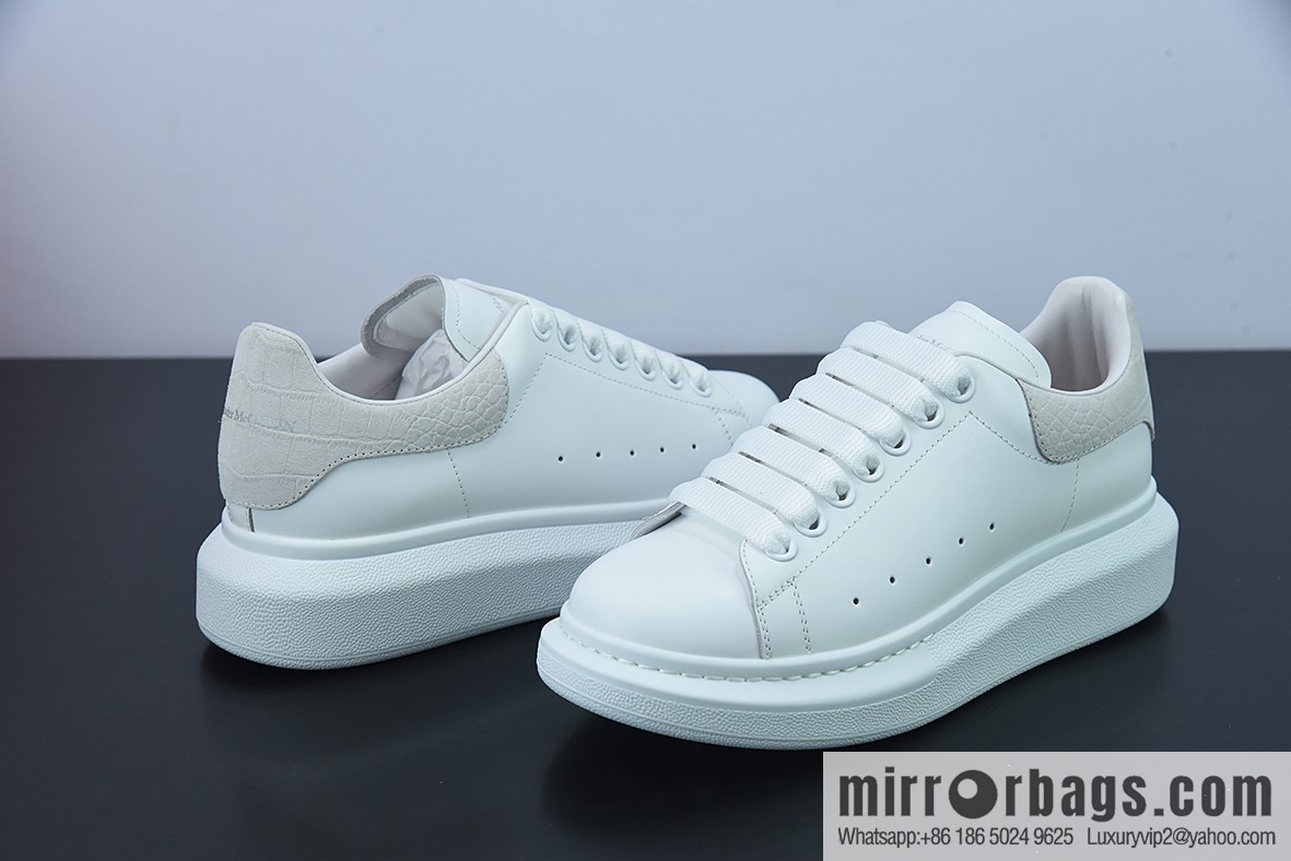Alexander McQueen/Alexander McQueen, muffin shoes platform heightening white shoes D05G6