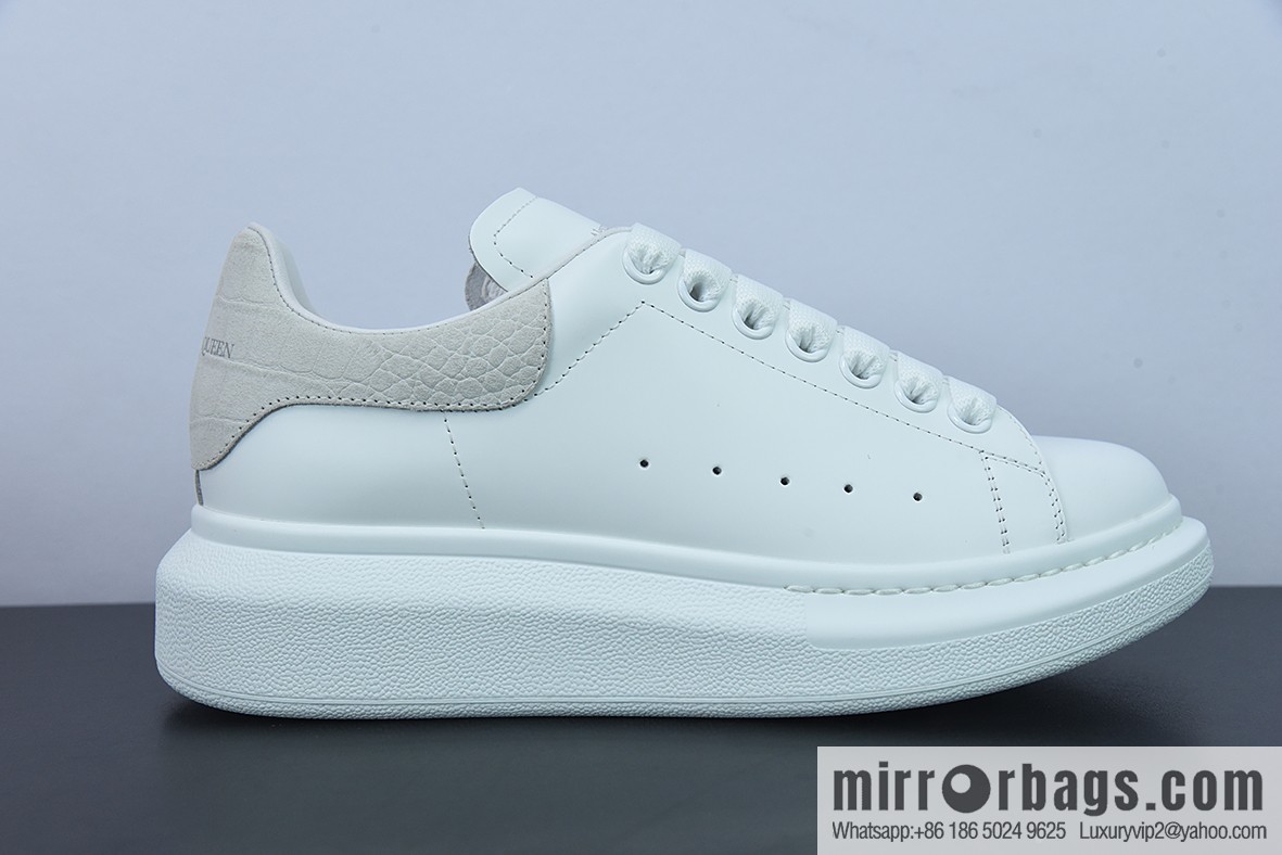 Alexander McQueen/Alexander McQueen, muffin shoes platform heightening white shoes D05G6