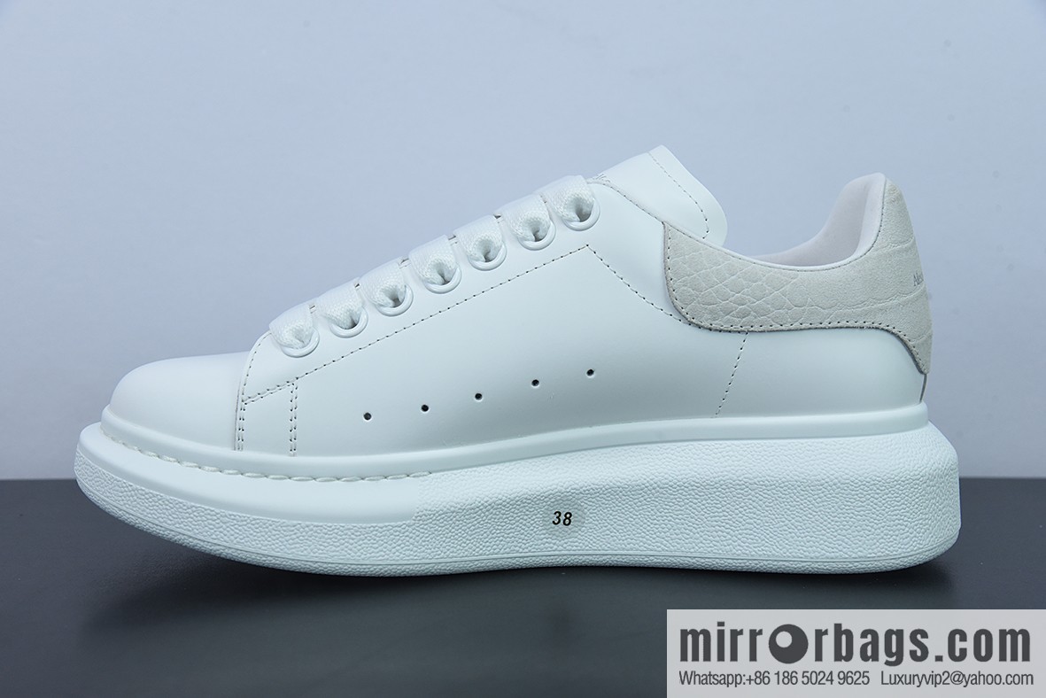 Alexander McQueen/Alexander McQueen, muffin shoes platform heightening white shoes D05G6