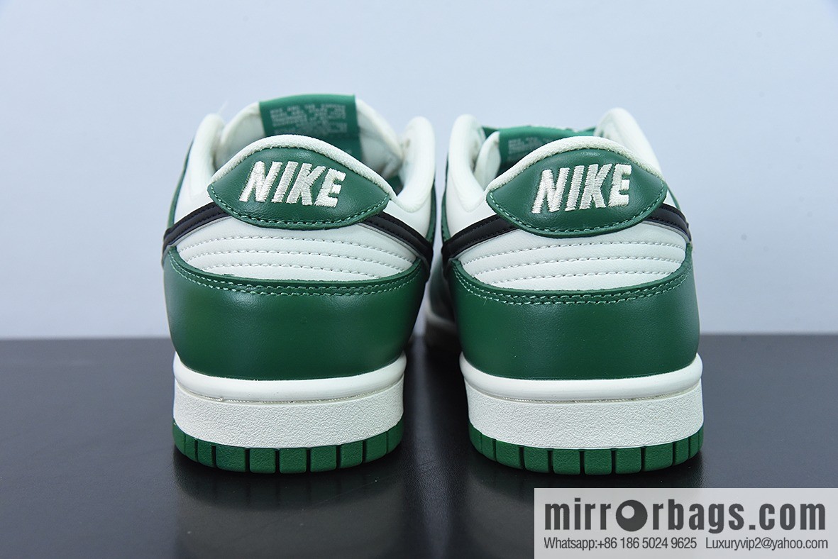 H03N4 Nike SB Dunk Low black hook, green and white low-top sports running shoes SKU: DR9654-100