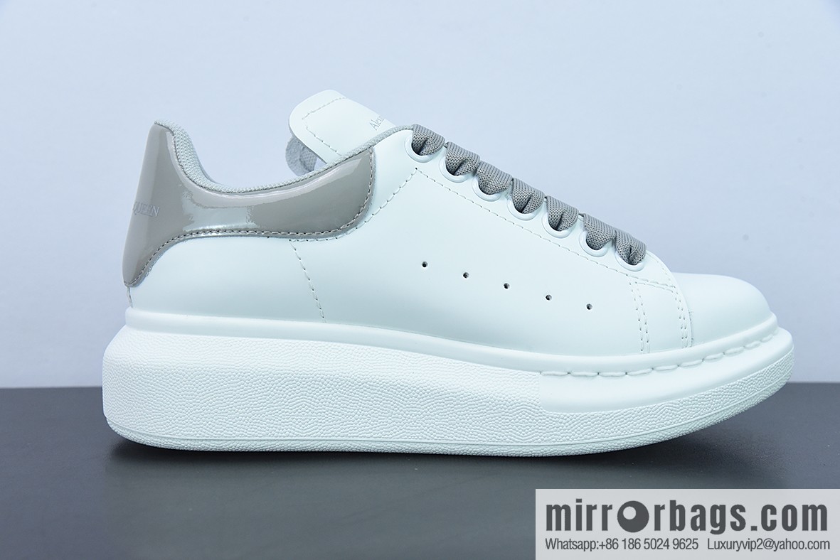 Alexander McQueen/Alexander McQueen, muffin shoes platform heightening white shoes G07H5