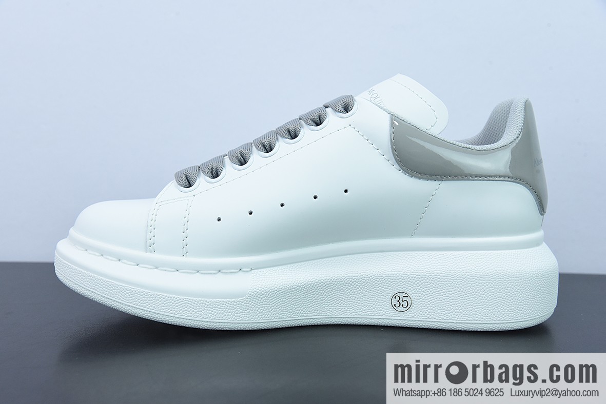 Alexander McQueen/Alexander McQueen, muffin shoes platform heightening white shoes G07H5