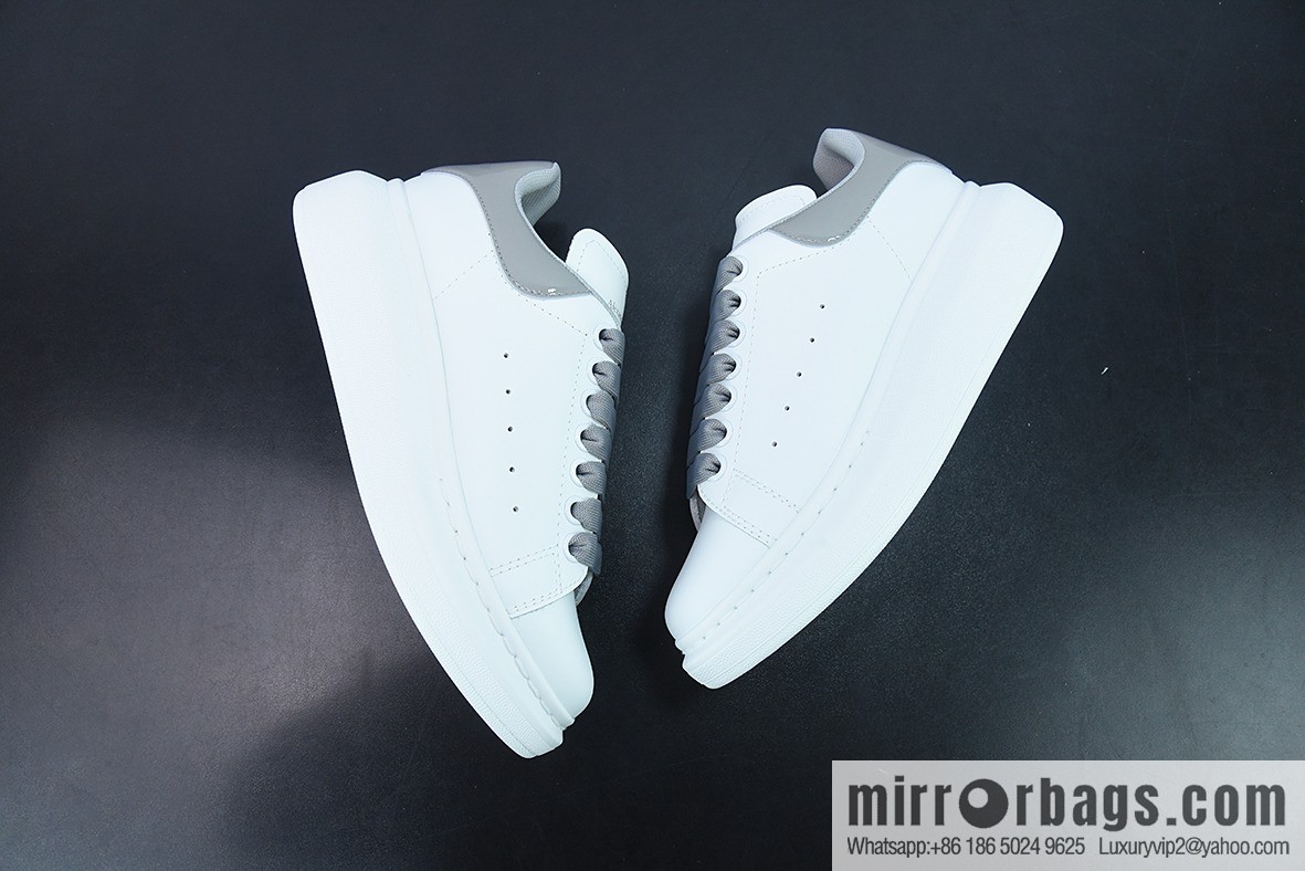 Alexander McQueen/Alexander McQueen, muffin shoes platform heightening white shoes G07H5