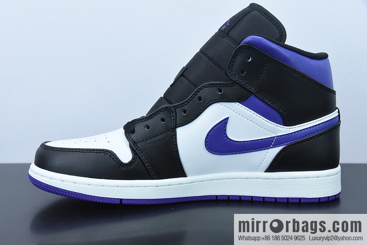 Original NK Air Jordan 1 Mid AJ1 Joe 1 culture basketball shoes, item number: 554724 095