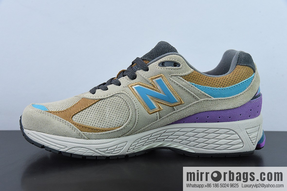 New Balance ML2002 Series Vintage Daddy Style Unisex Casual Shoes Couple Versatile Jogging Shoes Sports Men's Shoes Women's Shoes M2002RWA