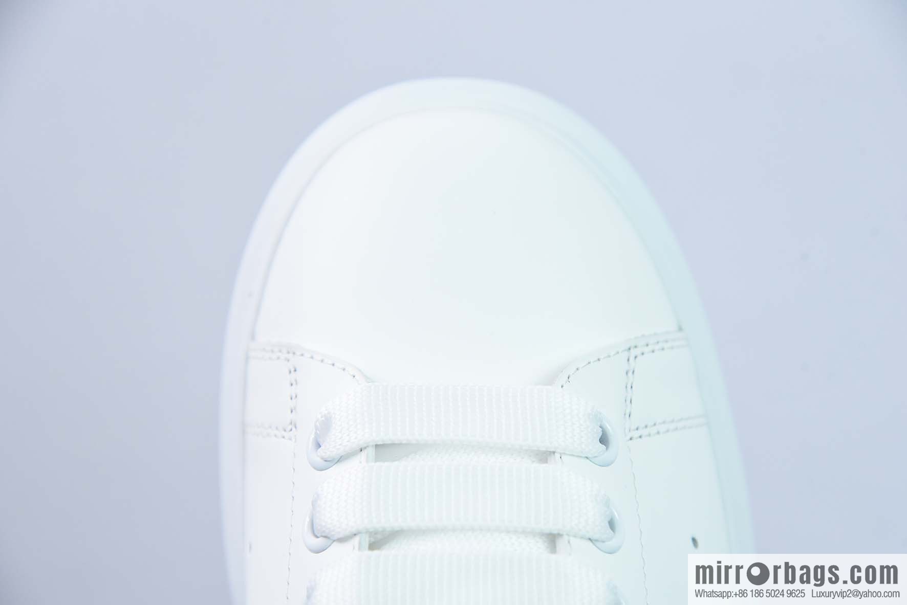 Alexander McQueen, light blue low-top sneakers