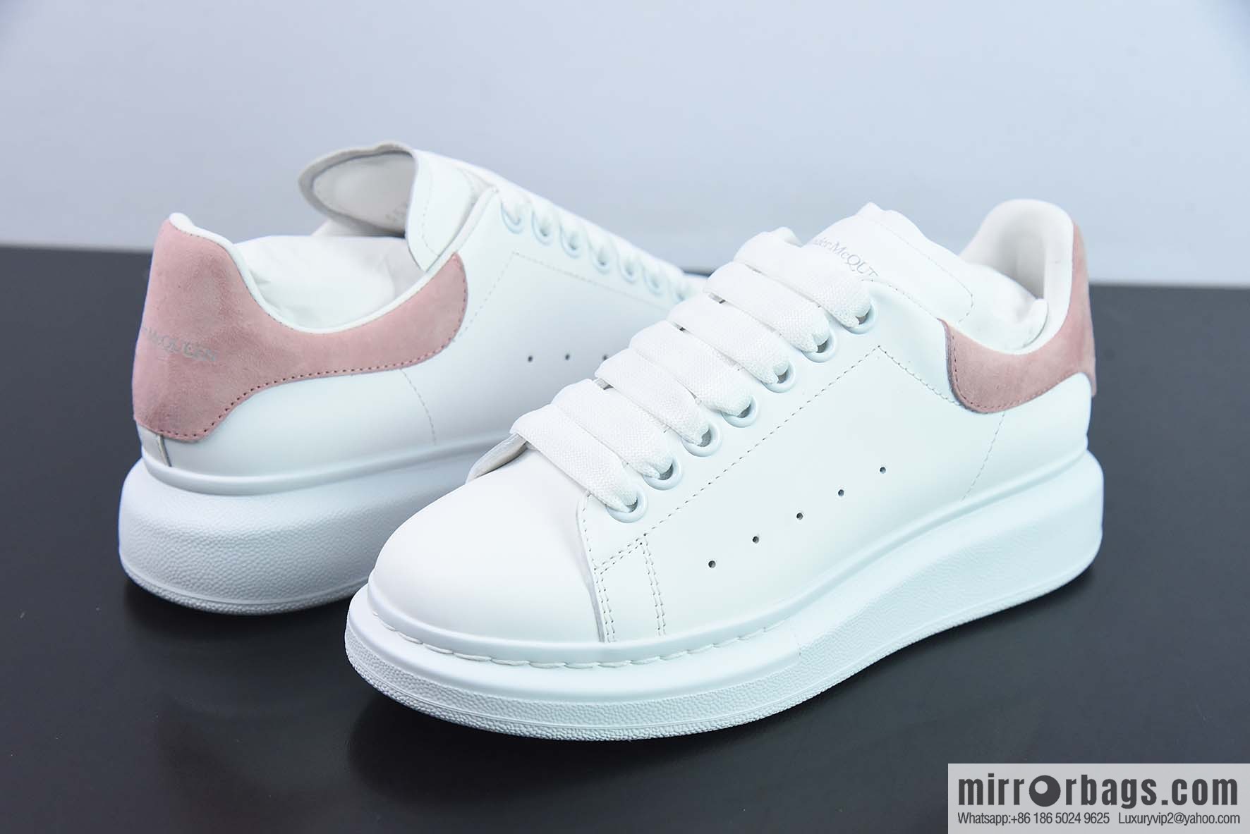 Alexander McQueen pink sneakers