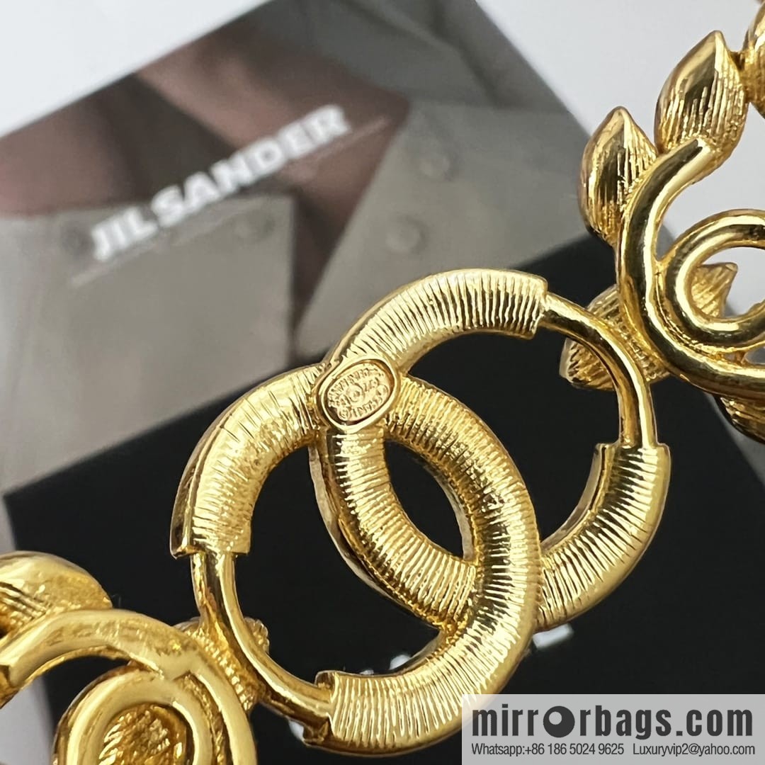 New ☑️ Chanel gold double c wheat ear horse eye opening bracelet bracelet