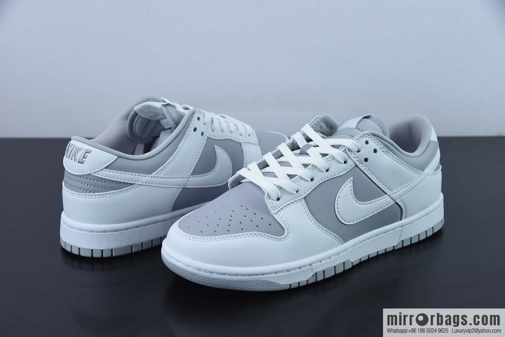 Nike Dunk Low Nike Gray White Low Top Vintage Casual Board Shoes DJ6188-003
