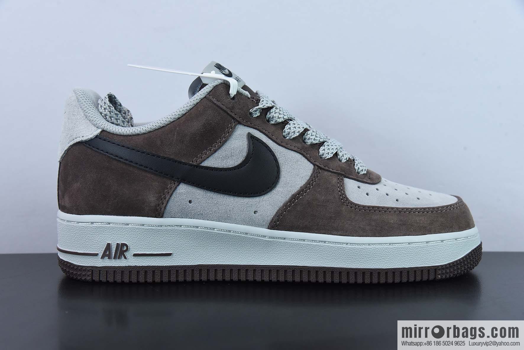 AKIRA × Nike Air Force 1 Low '07 Mocha Black, Gypsy color scheme Air Force No. 1 low-top casual board shoes, item number: DC3366-323