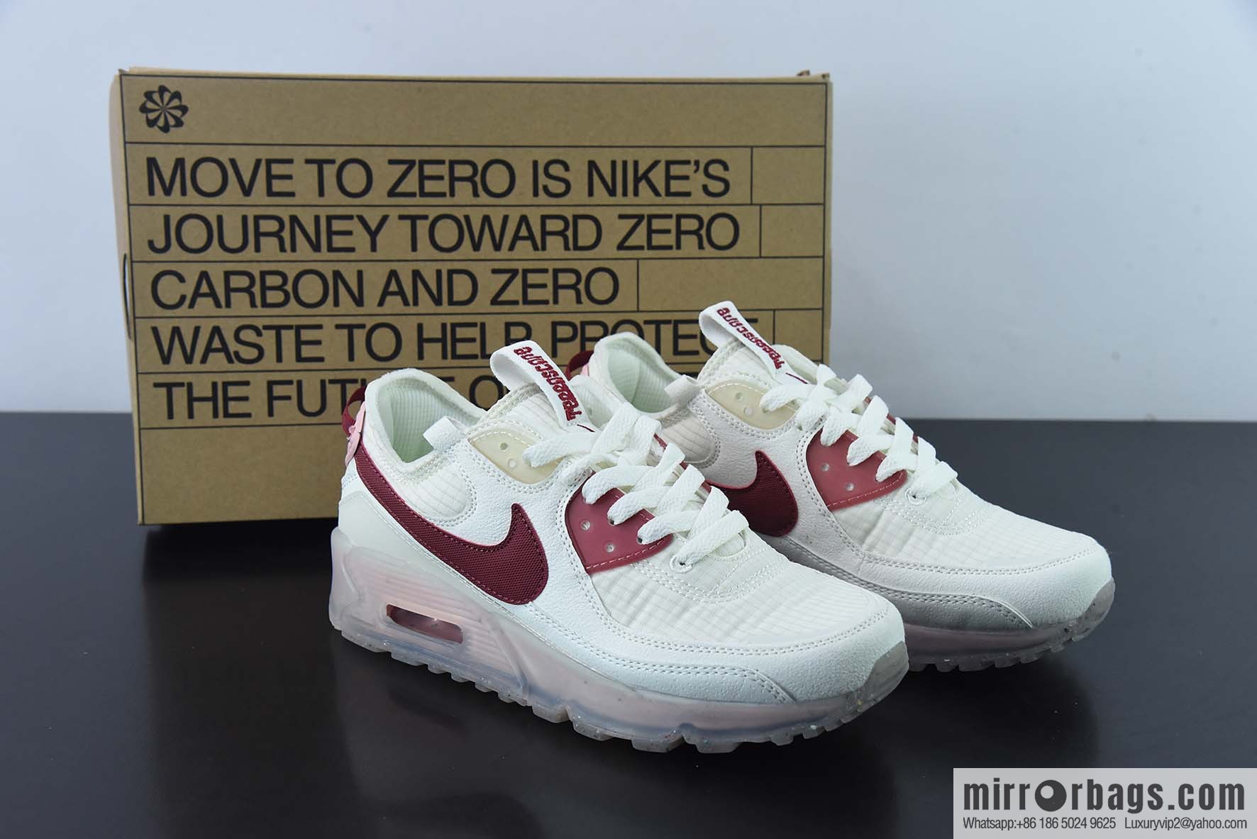 NK Air Max Terrascape 90 Mountain Terrain Series Classic Vintage Versatile Casual Sports Air Unit Jogging Shoes, Item Number DC9450-100