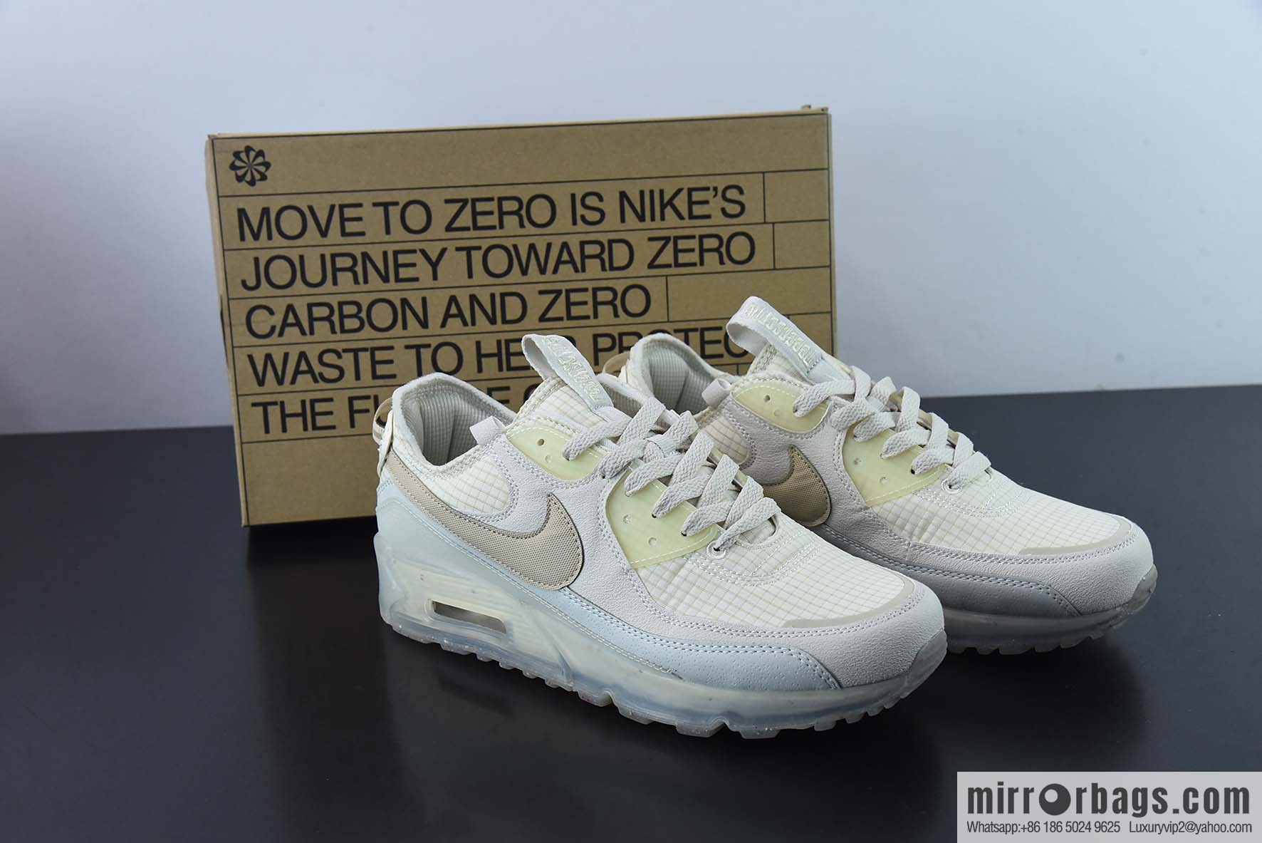 NK Air Max Terrascape 90 Mountain Terrain Series Classic Vintage Versatile Casual Sports Air Unit Jogging Shoes, Item Number DC9450-001