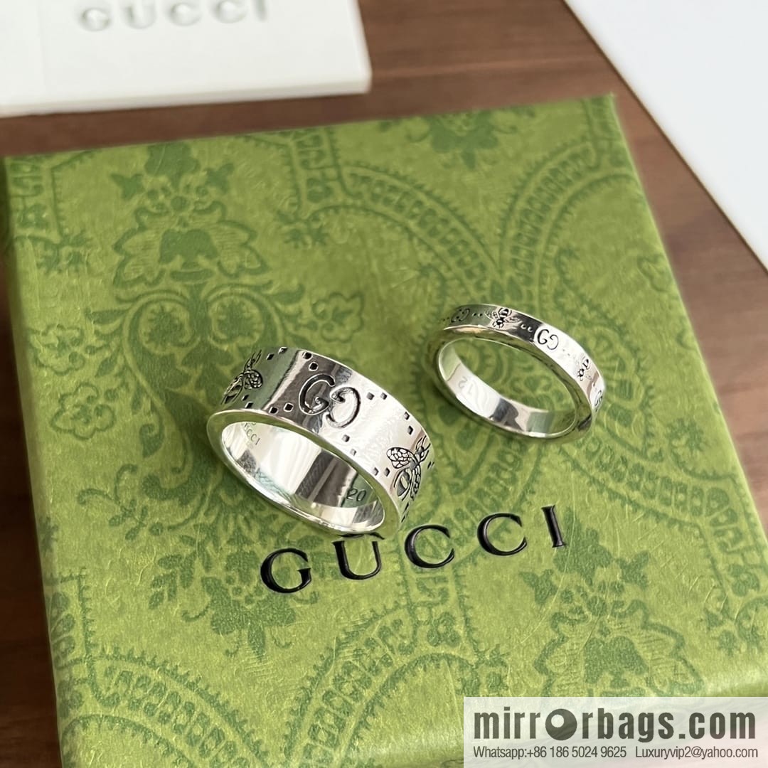 Gucci His & Hers double G bee ring