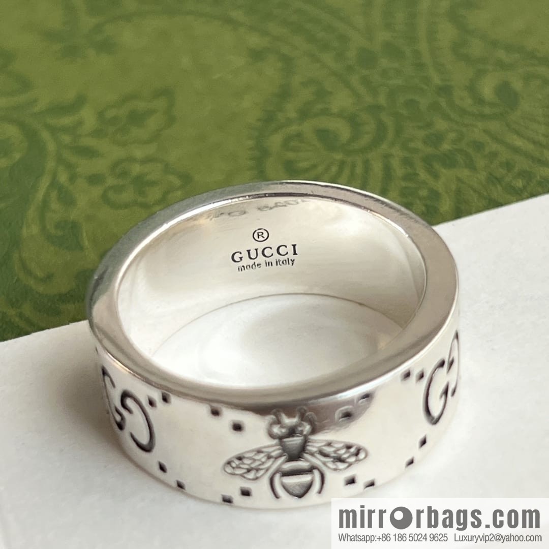 Gucci His & Hers double G bee ring