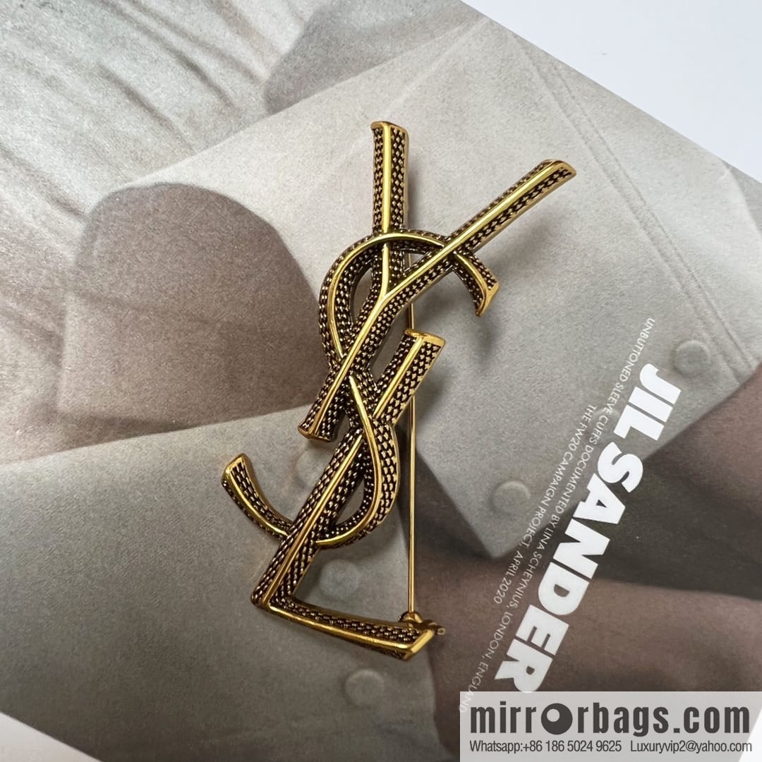 Saint Laurent YSL brooch
