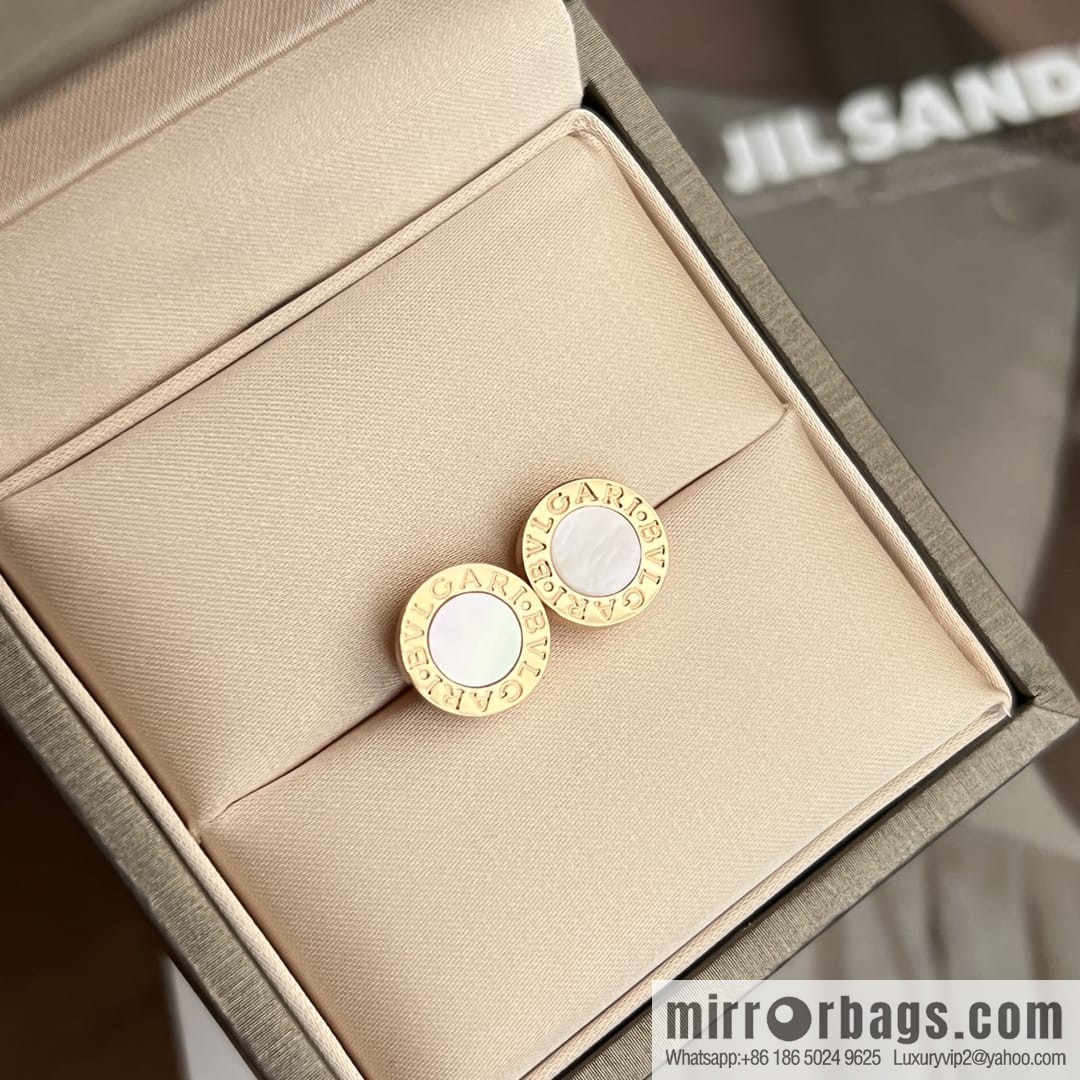 BVLGARI Bulgari round cake earrings
