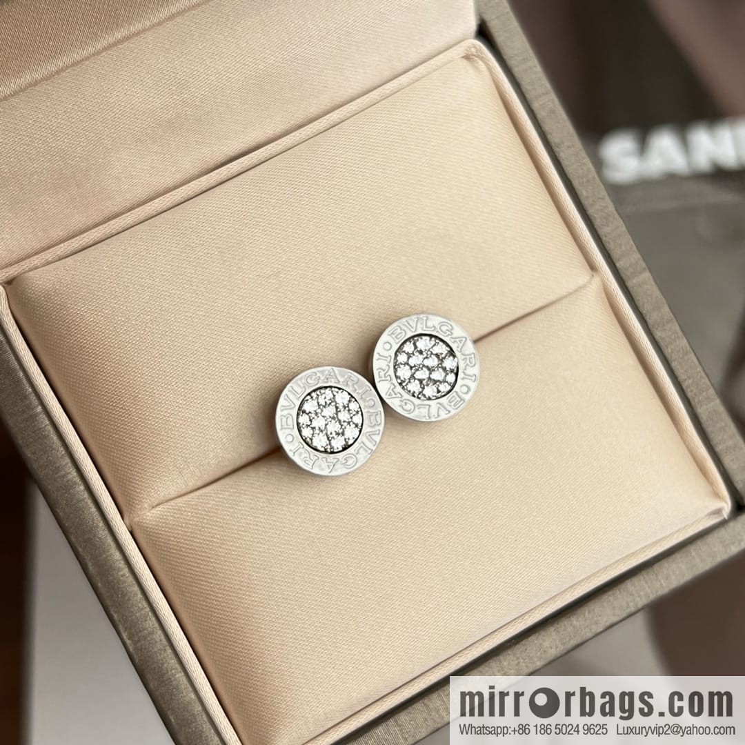 BVLGARI Bulgari round cake earrings