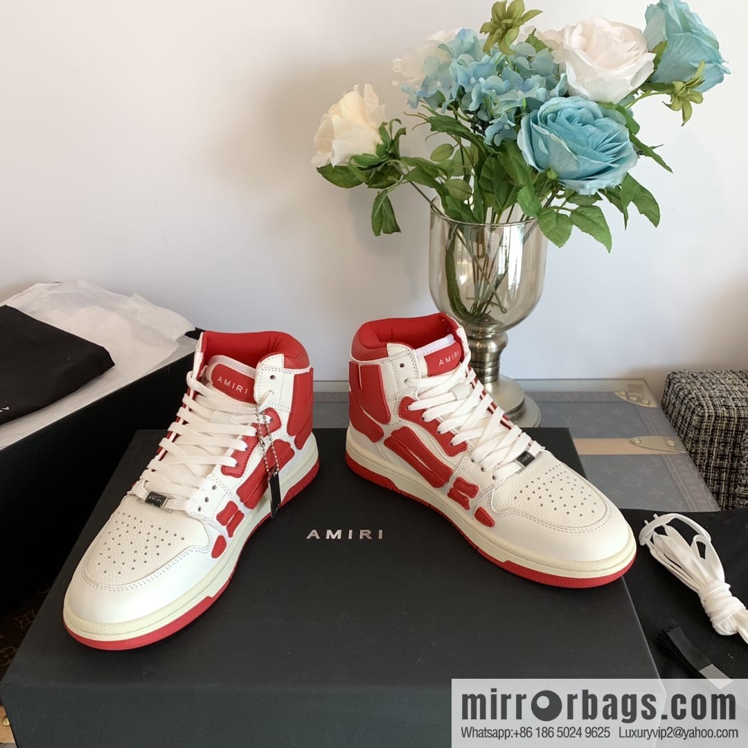 Handmade Unisex His & Hers high top bone shoes with double leather fit