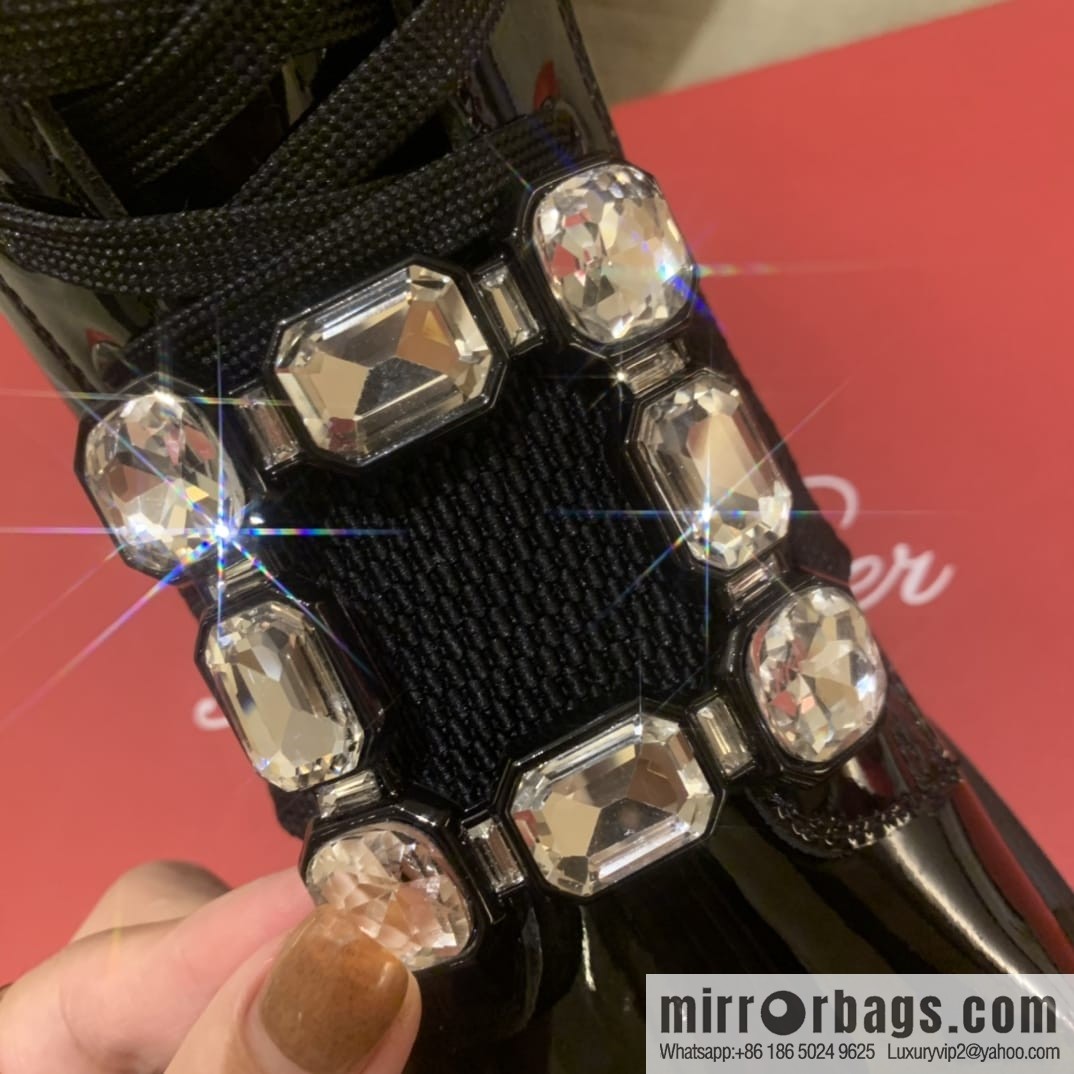 RV Walky Viv Cloud Rhinestone Square Buckle Boots/Boots