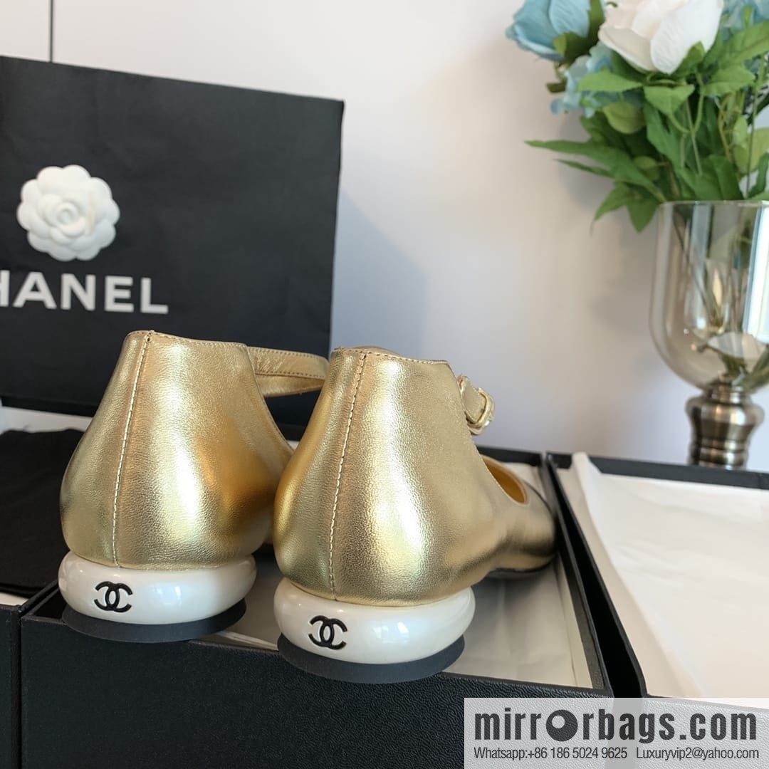 Chanel Pearl and Mary Jane Shoes