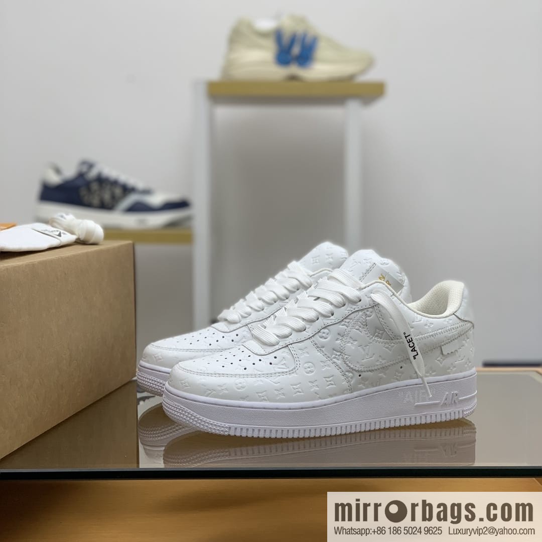 Louis Vuitton Monogram patchwork His & Hers sneakers